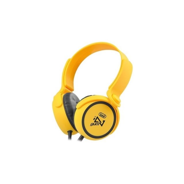 ყურსასმენი TREVI  STEREO  HEADPHONES + MIICROPHONE DJ 673 M YELLOW