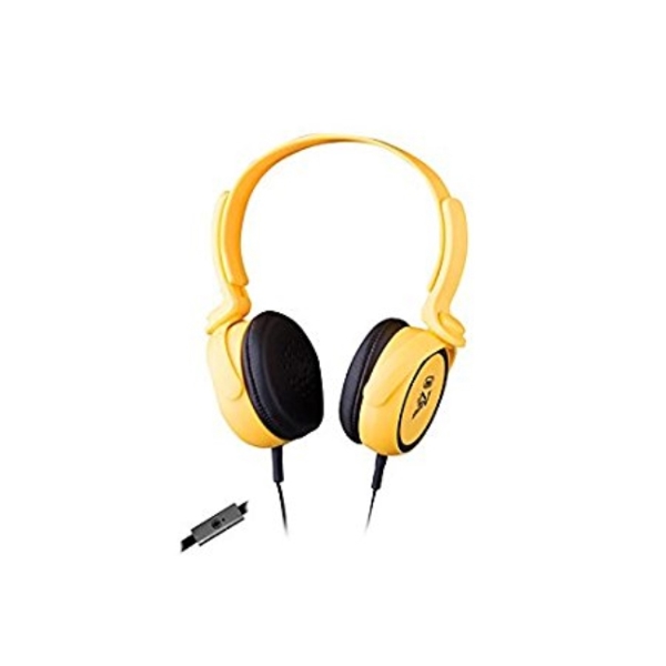 ყურსასმენი TREVI  STEREO  HEADPHONES + MIICROPHONE DJ 673 M YELLOW