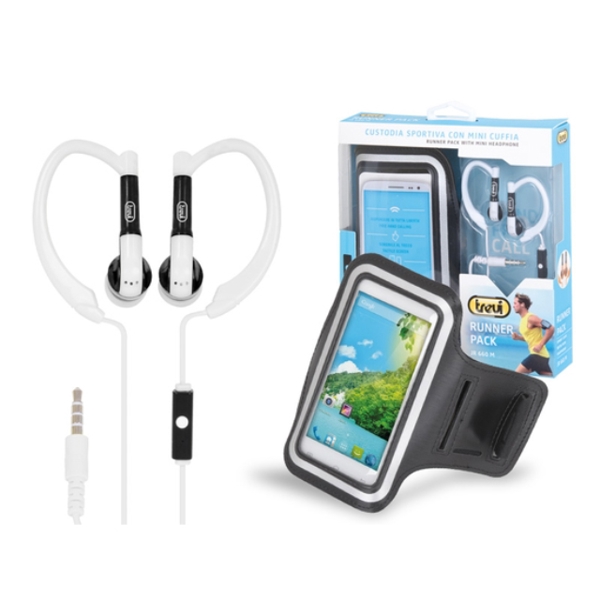 ყურსასმენი TREVI RUNNER PACK  HEADPHONES  JR 660 M WHITE