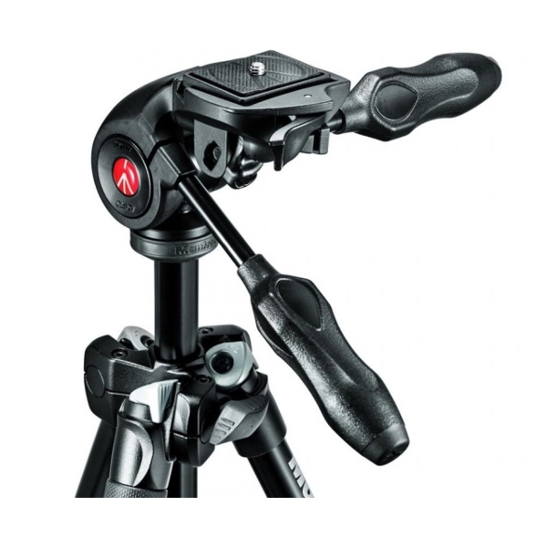 შტატივი  Manfrotto MK290LTA3-3W 290 light kit 3 Way, Type: Tripod  Body Material: Aluminium Folded - 55.5 CM Max Height - 144 CM Color: Black