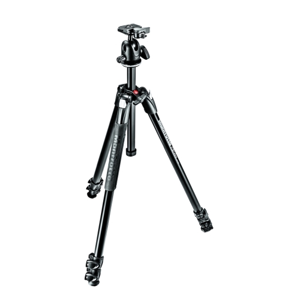 Manfrotto MK290XTA3-BH 290 XTRA Kit,Alu 3 sec.tripod with ball head  Folded - 65 CM Max Height 170 CM "Material Aluminium