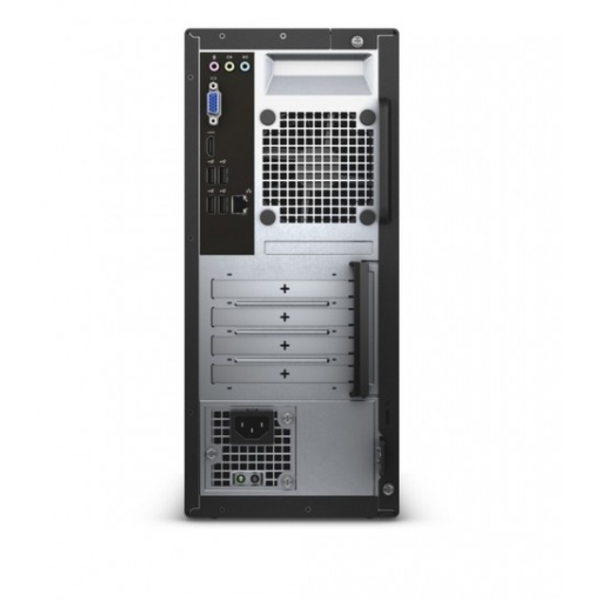 პერსონალური კომპიუტერი Dell Vostro 3667MT i3-6100 (Dual Core, 3.7GHz, 3MB) 4GB (1x4GB 2133MHz DDR4) 500GB SATA (7.2k rpm), DVD-RW Slim, Intel HD graphics 630, Dell KB216 Multimedia USB Keyboard