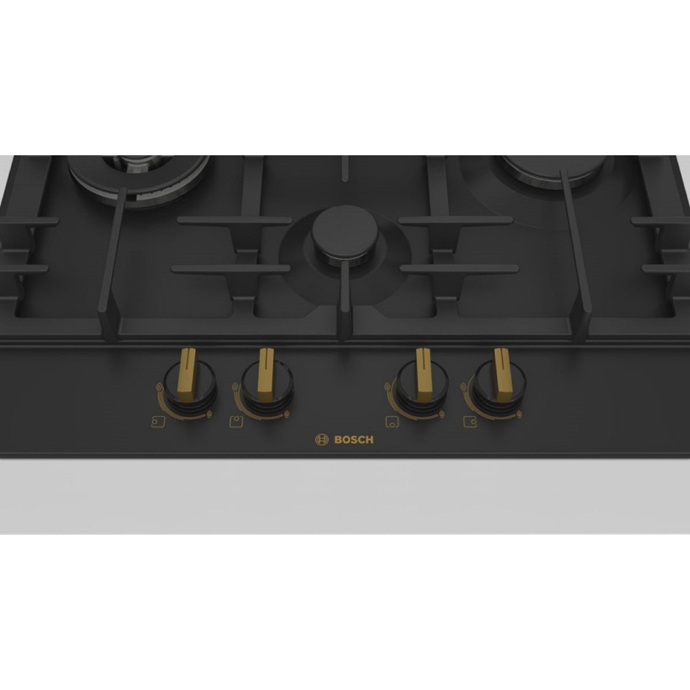 Built-in Gas Cooktop Bosch PCI6B3B90R, Black