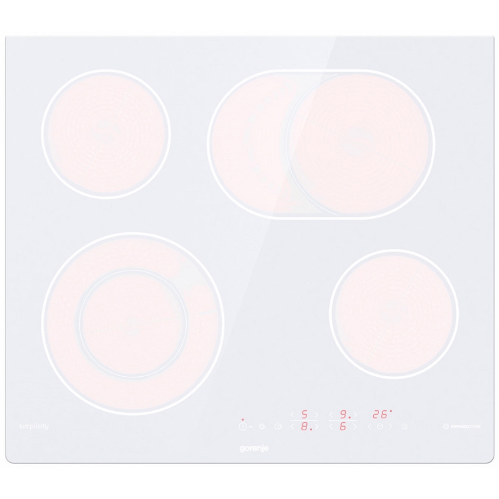 Built-in electric Cooktop Gorenje IECT643SYW, White