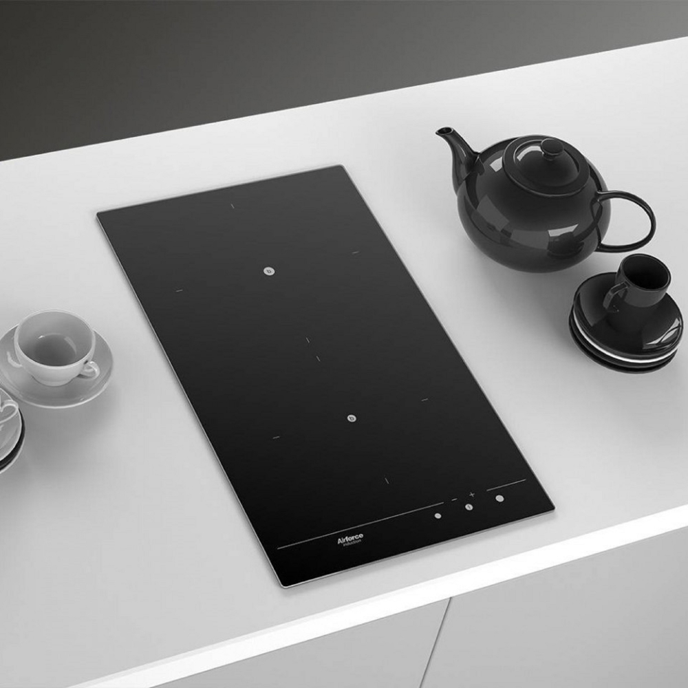 ჩასაშენებელი ინდუქციური ქურის ზედაპირი Airforce PCDOM30020, Built-in Induction Cooktop, Black