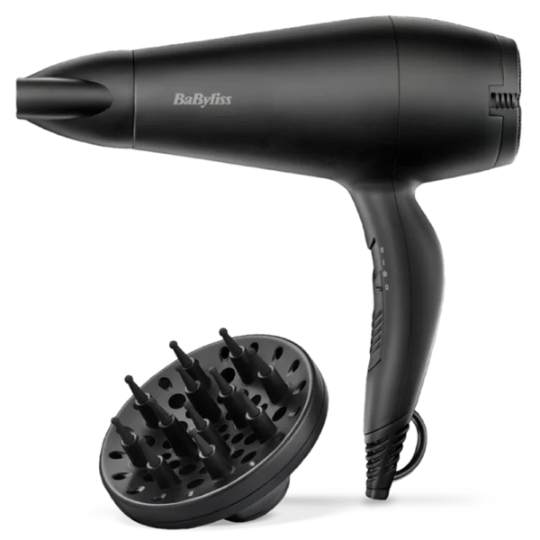 Babyliss D215DE, 2200W, Hair Dryer, Black