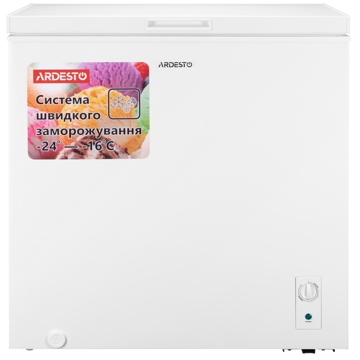 საყინულე Ardesto FRM-200MCH, A+, 198L, 41Db, Freezer, White