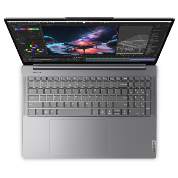 ნოუთბუქი Lenovo 83DN002SRK Yoga Pro 9 16IMH9, 16", Ultra 9-185H, 32GB, 1TB SSD, RTX4060 8GB, W11H, Luna Grey