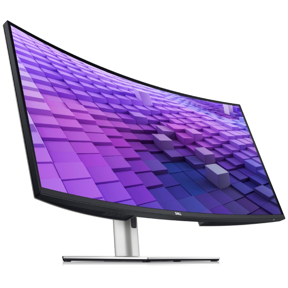 მონიტორი Dell 210-BHXB UltraSharp 38, 37.5", Curved Monitor, QHD, IPS, HDMI, USB-C, DP, RJ-45, Silver