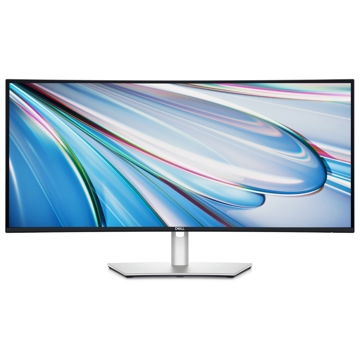 მონიტორი Dell 210-BMDW UltraSharp 34, 34.14", Curved Monitor, WQHD, IPS, HDMI, USB-C, USB, RJ-45, DP, Silver