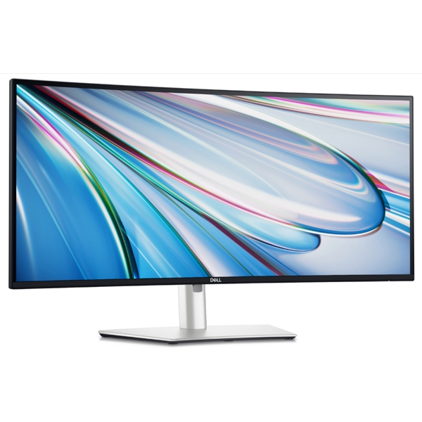 მონიტორი Dell 210-BMDW UltraSharp 34, 34.14", Curved Monitor, WQHD, IPS, HDMI, USB-C, USB, RJ-45, DP, Silver