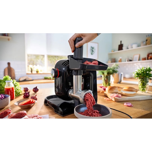 სამზარეულოს კომბაინი Bosch MUM5XC4E, 1000W, 3.9L, Food Processor, Black