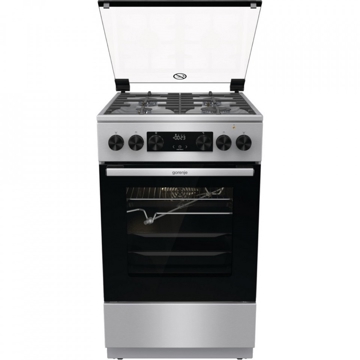 Gorenje GKS6C70XF, 4 Gas, Oven, stainless steel