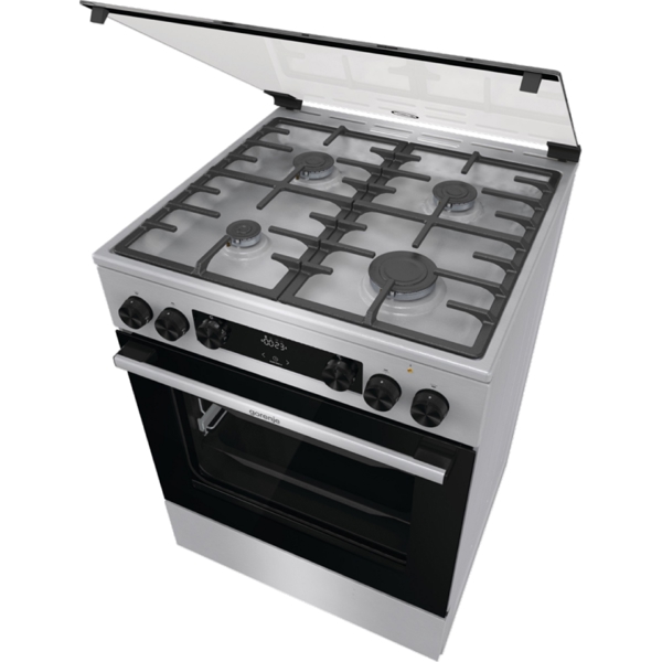 Gorenje GKS6C70XF, 4 Gas, Oven, stainless steel