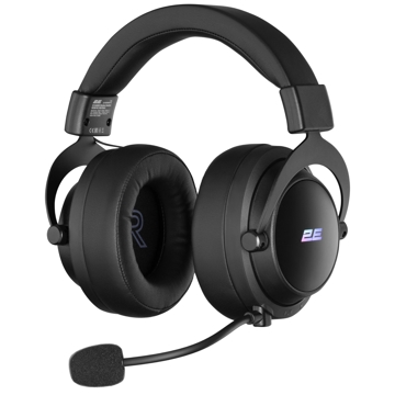 ყურსასმენი 2E HG360BK-WL, Gaming Headset, Wireless, USB, 3.5mm, Black