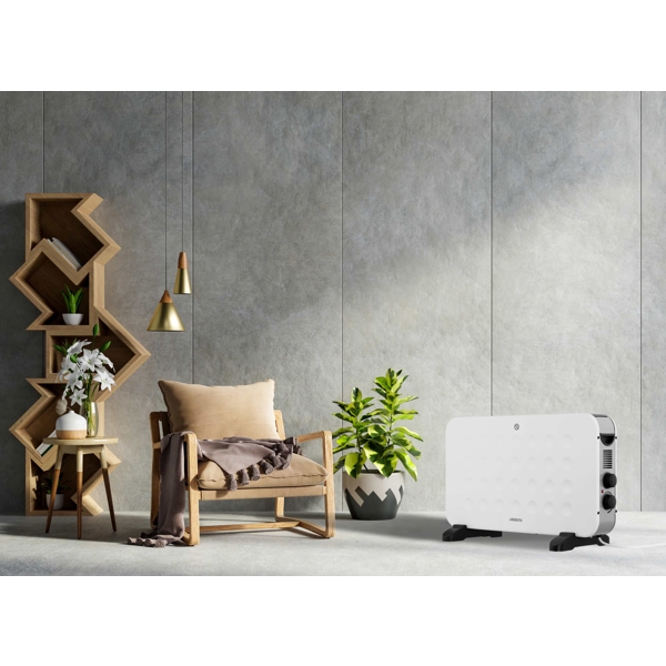 ელექტრო გამათბობელი Ardesto CHH-2000MWC, 2000W, 20m², Electric Heater, White