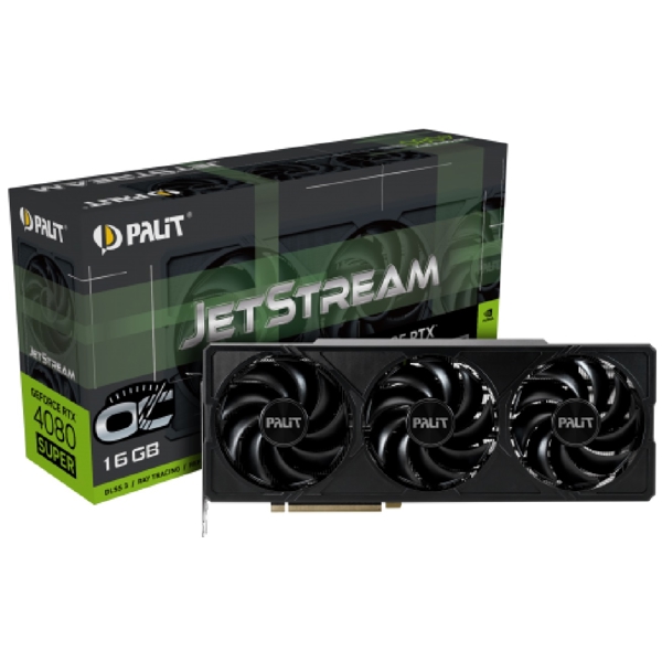 Palit NED408SS19T2-1032J Super JetStream, Gaming RTX4080, 16GB, 256bit, HDMI, DP, Black