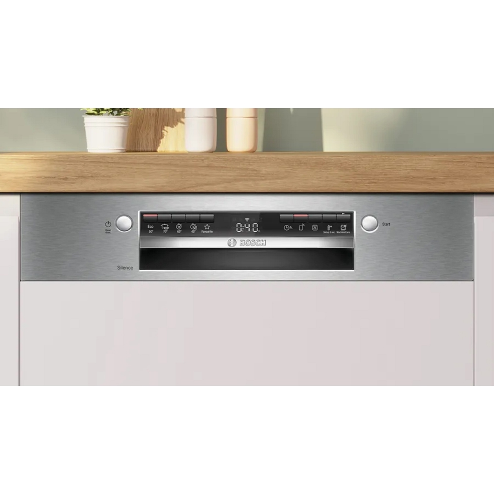 Bosch SMI4IKS50T, D, 48dB, Dishwasher, Stainless steel