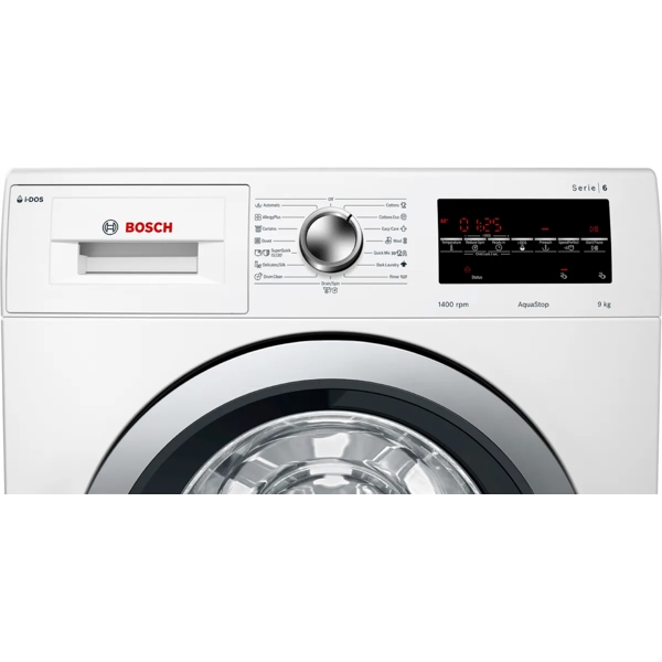 Bosch WAT28S48ME, 9Kg, A+++, 1400Rpm, 73Db, Washing Machine, White