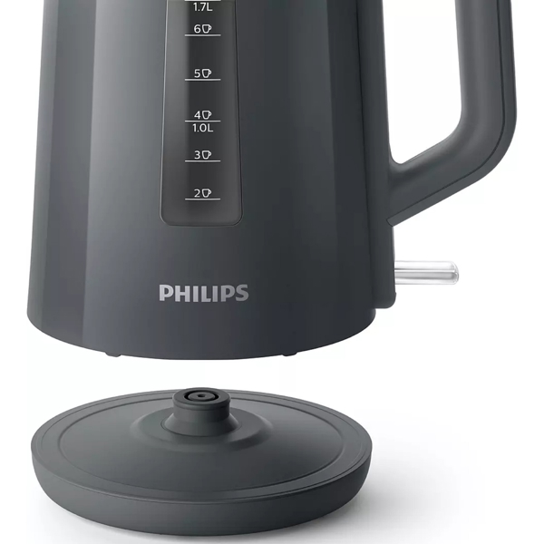 ელექტრო ჩაიდანი Philips HD9318/10, 2200W, 1.7L, Electric Kettle, Dark Grey