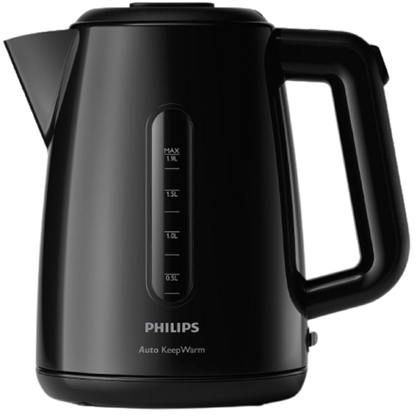 ელექტრო ჩაიდანი Philips HD7301/00, 1700W, 1.9L, Electric Kettle, Black