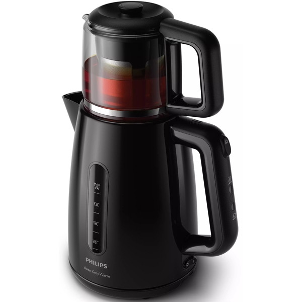 ელექტრო ჩაიდანი Philips HD7301/00, 1700W, 1.9L, Electric Kettle, Black