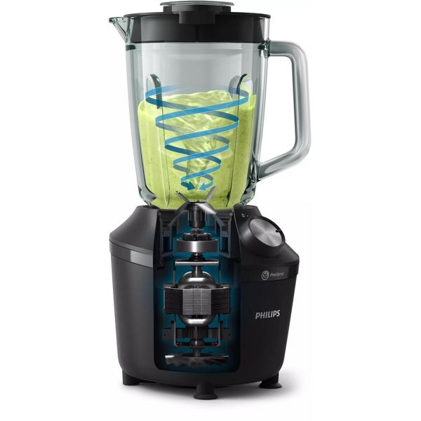 Philips HR2291/01, 600W, 2L, Blender, Black