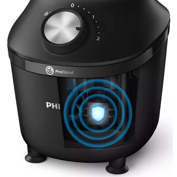 Philips HR2291/01, 600W, 2L, Blender, Black