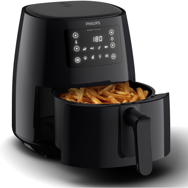 Philips HD9243/90, 1550W, 4.1L, Air Fryer, Black