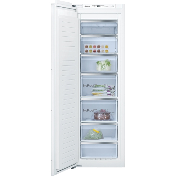 Bosch GIN81AEF0U, 212L, F, 36Db, Freezer, White