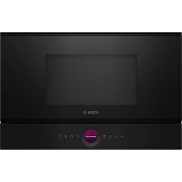 Bosch BFL7221B1, 900W, 21L, Microwave Oven, Built-In, Black