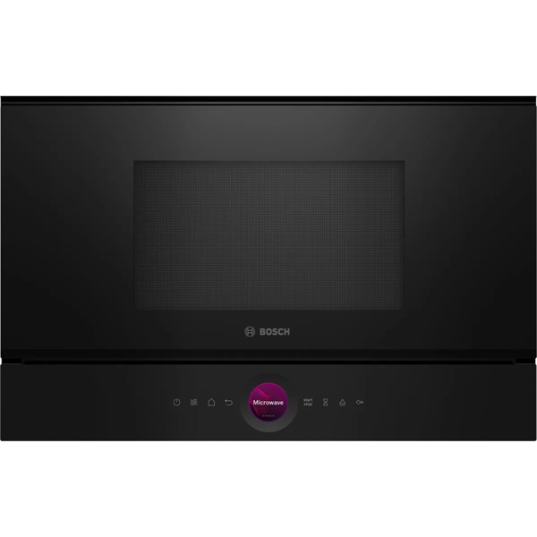 Bosch BFL7221B1, 900W, 21L, Microwave Oven, Built-In, Black