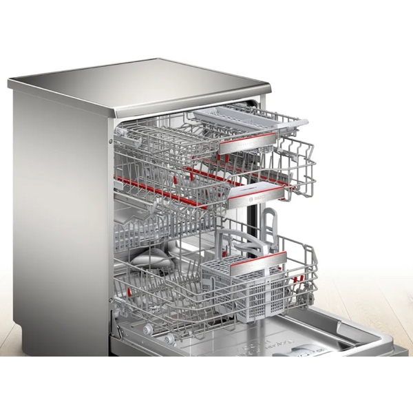 ჭურჭლის სარეცხი მანქანა Bosch SMS8ZDI86Q, А++, 40dB, Dishwasher, Silver