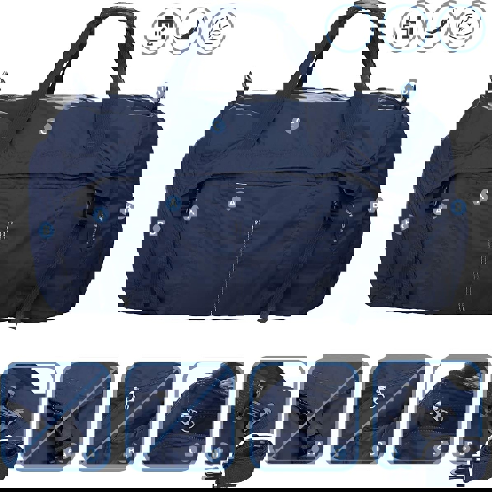 სამოგზაურო ჩანთა Tucano BPCOWE-B Compatto XL, 45L, Travel Bag, Blue