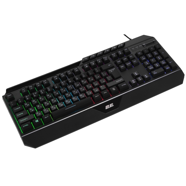 კლავიატურა 2E KG315UBK, Wired, RGB, USB, Gaming Keyboard, Black