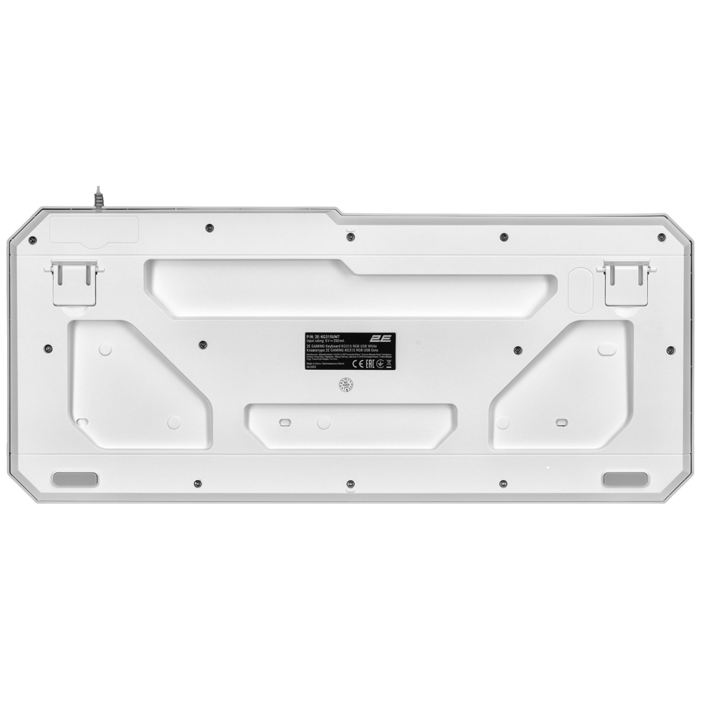 2E KG315UWT, Wired, RGB, USB, Gaming Keyboard, White