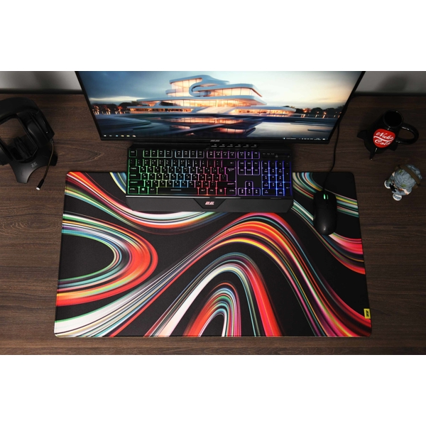 მაუსის პადი 2E SPEED-XL-D05-PRO, Gaming Mouse Pad, XL, Multicolored