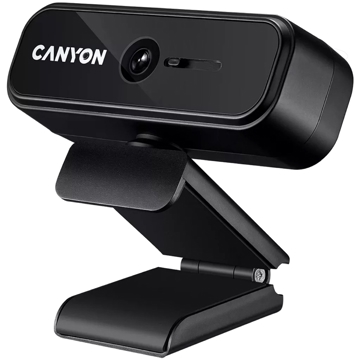 Canyon CNE-HWC2N, FHD, 2MP, Built-in Microphone, Webcam, Black