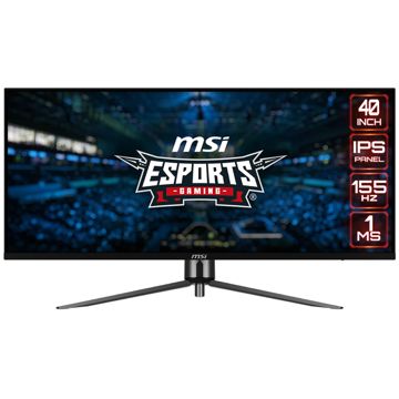 MSI 9S6-3EA54H-005 MAG401QR, 40", Monitor, UWQHD, IPS, HDMI, DP, USB, USB-C, Black