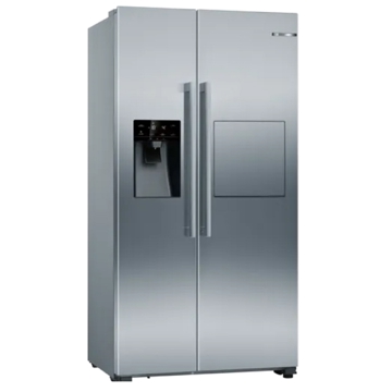 მაცივარი Bosch KAG93AI304, 531L, E, No Frost, Refrigerator, Silver