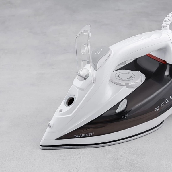 Scarlett SC-SI30K40, 2400W, 480ML, Steam Iron, White