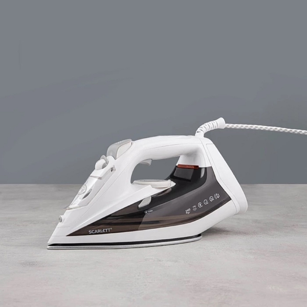 Scarlett SC-SI30K40, 2400W, 480ML, Steam Iron, White