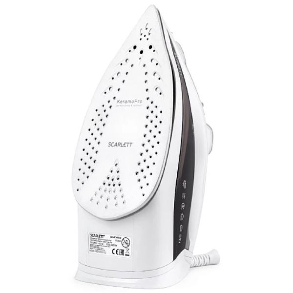 ორთქლის უთო Scarlett SC-SI30K40, 2400W, 480ML, Steam Iron, White