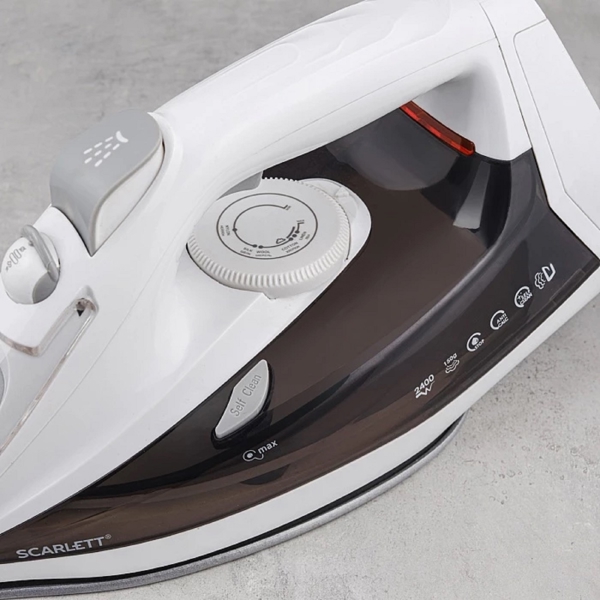 Scarlett SC-SI30K40, 2400W, 480ML, Steam Iron, White