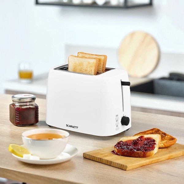 ტოსტერი Scarlett SC-TM11032, 800W, Toaster, White