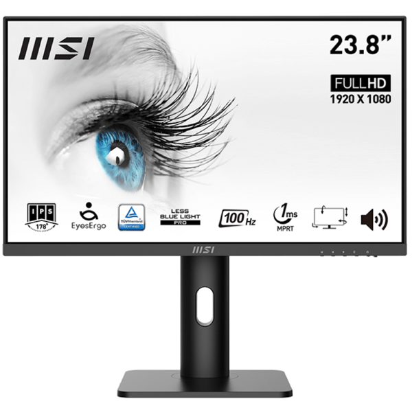 მონიტორი MSI 9S6-3PB59H-051 PRO MP243XP, 23.8", Monitor, FHD, IPS, HDMI, DP, Black