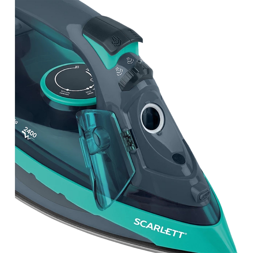 ორთქლის უთო Scarlett SC-SI30K32, 2400W, 400ML, Steam Iron, Green