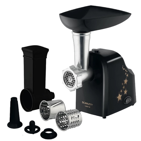 ხორცსაკეპი Scarlett SC-MG45M30, 1800W, Meat Grinder, Black