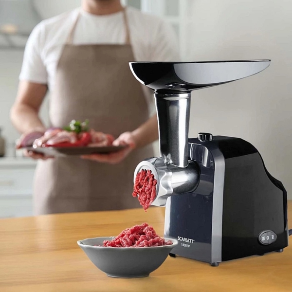 ხორცსაკეპი Scarlett SC-MG45M21, 1800W, Meat Grinder, Black