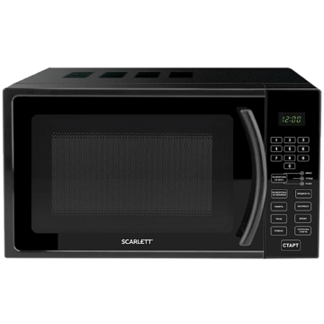 Scarlett SC-MW9020S08D, 700W, 20L, Microwave Oven, Black